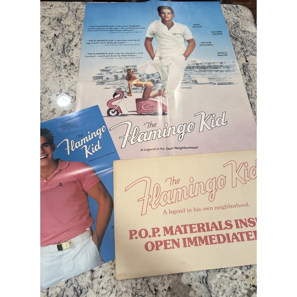 Vintage Rare THE FLAMINGO KID Original 1984 Movie Press Kit Matt Dillon Theater